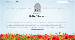 Desktop Screenshot of hallofmemory.co.uk